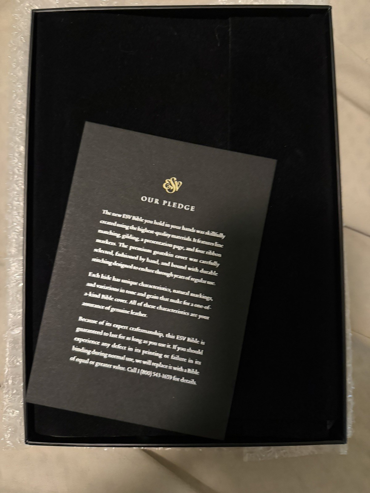 Crossway ESV Forest Green Goatskin Omega Bible