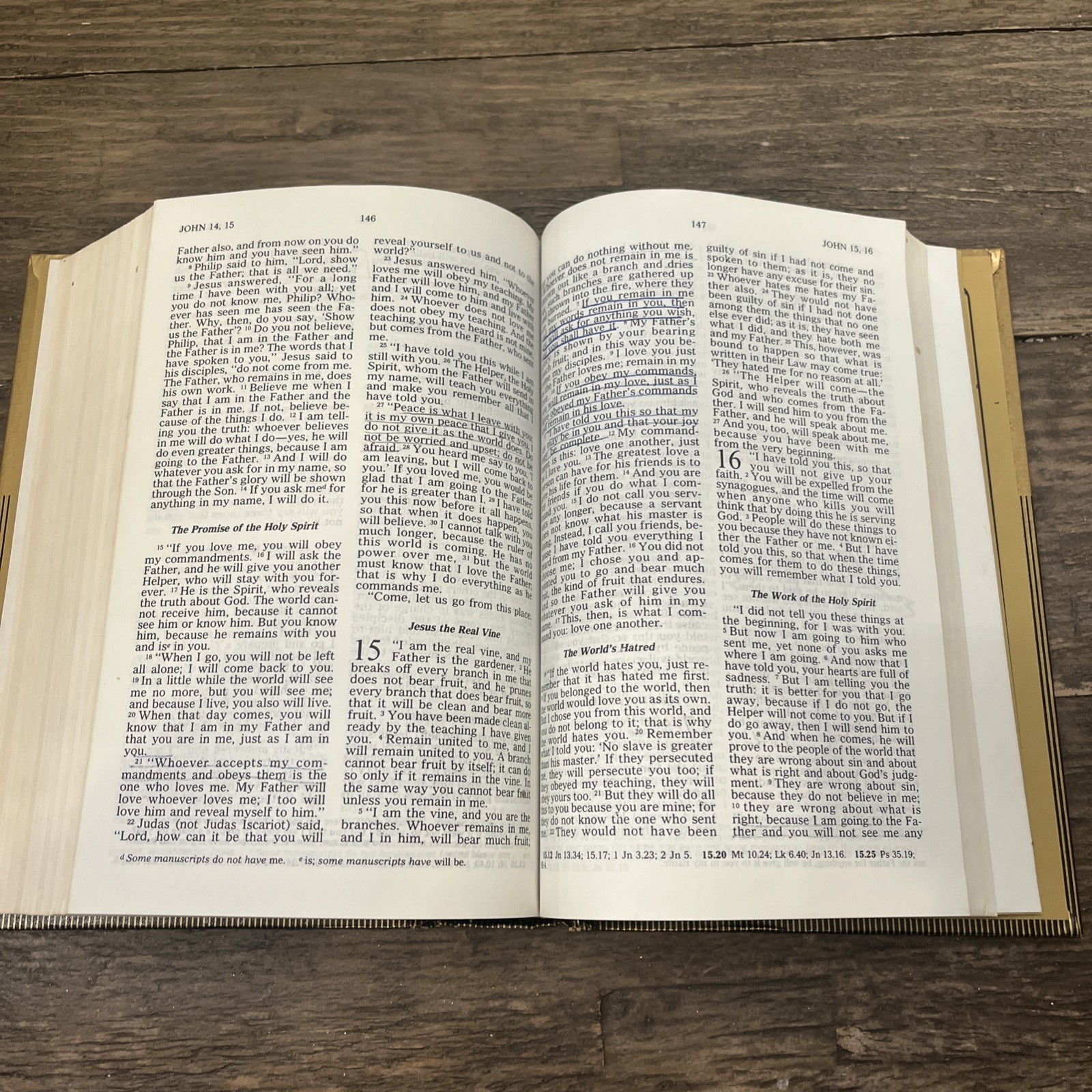 Vtg 1976 Good News Bible Today’s English Version Gold Hardcover 480 Pages