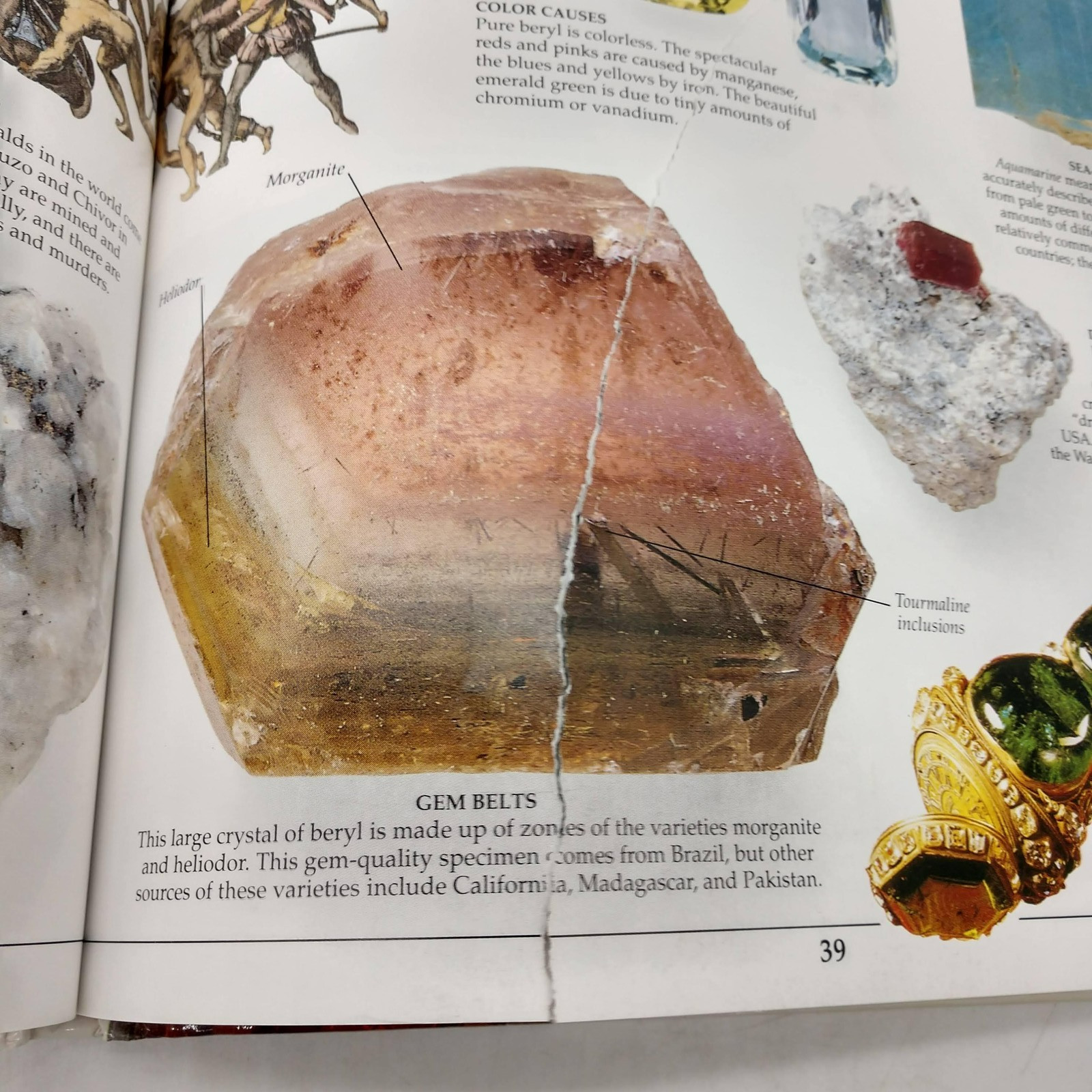 Crystal & Gem Beginner’s Guide Crystals Awareness 3 Book Lot DK PB HC Healing