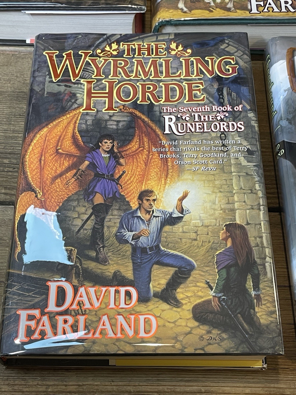 David Farland – Runelords lot Of 5 Book 2,3,4,7, & 8 In The Series SIGNED