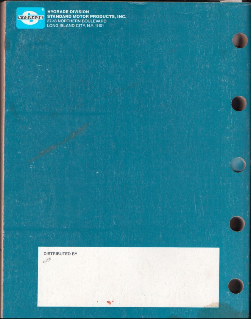 1991 Hygrade Carburetor Kit Application Guide, Catalog, 512 pages FC-91 MN2940