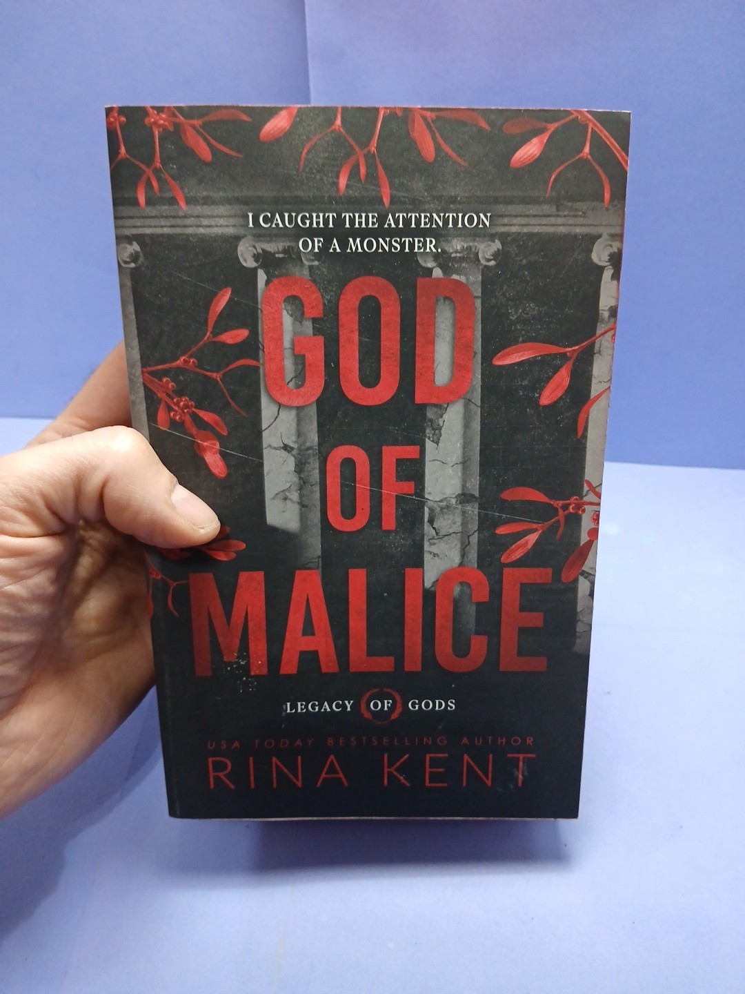 Legacy of Gods Series 1-5 by Rina Kent Deluxe Sprayed Edges God of Malice 1ST