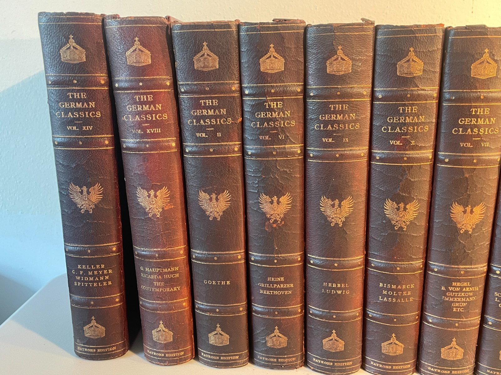 The German Classics: Masterpieces of German Literature, 20 Vol. 1914 Complete