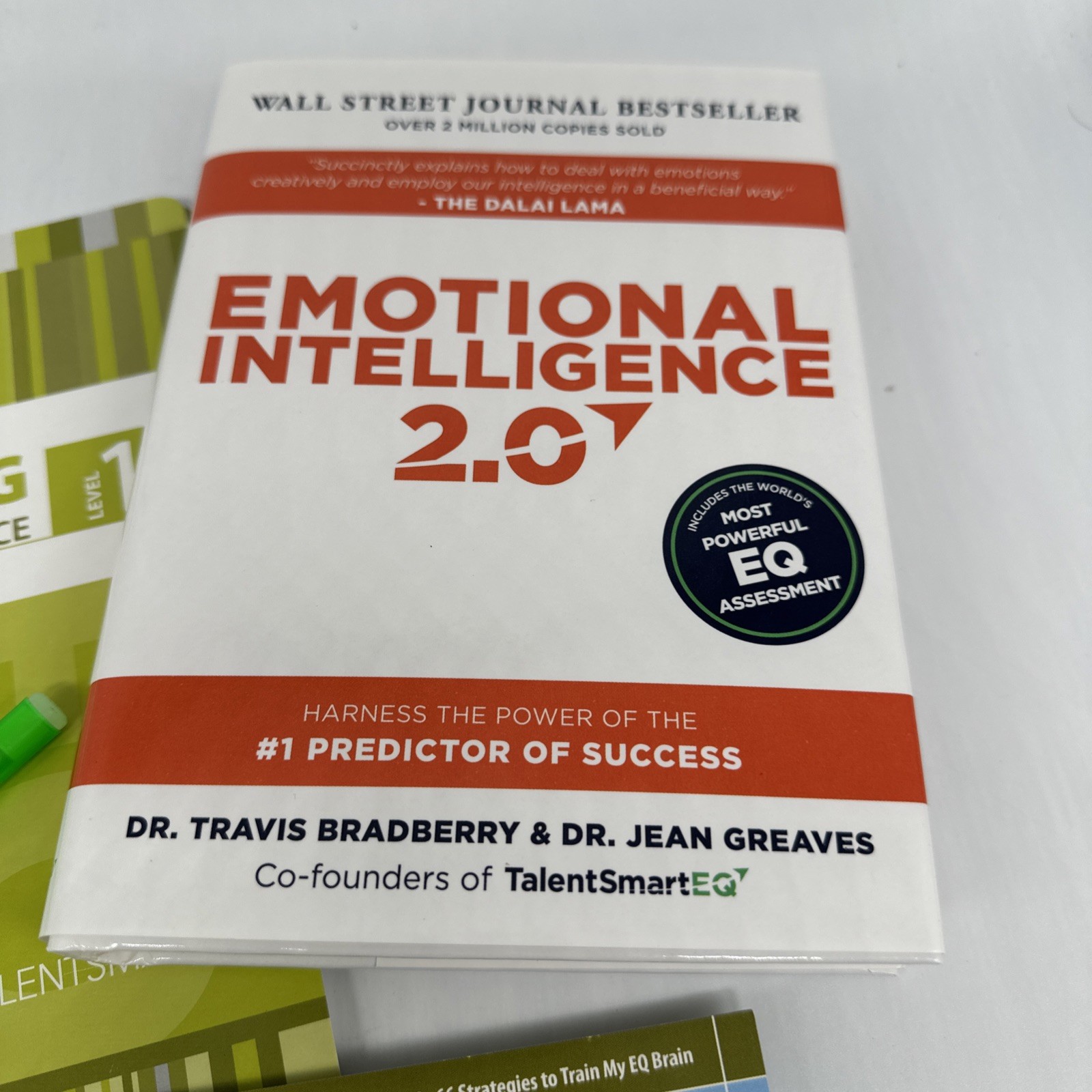 Emotional Intelligence 2.0 Travis Bradberry Jean Greaves HC Book Has Access Code