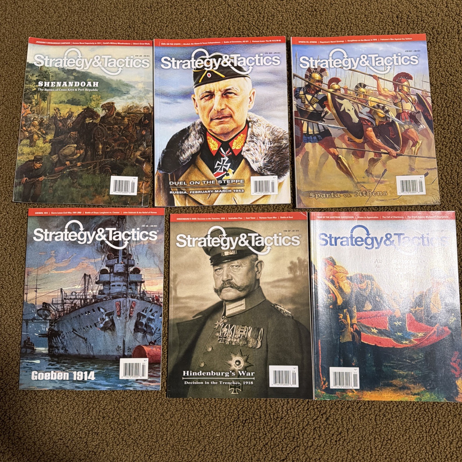 Strategy & Tactics Magazines 284-289 No Games