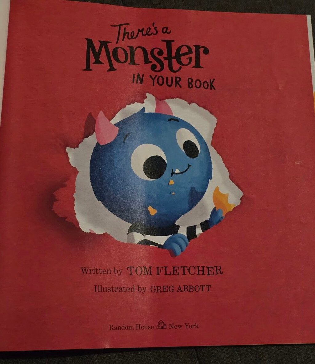 Children’s Book, Unbranded, Monster in Your Book, Blue