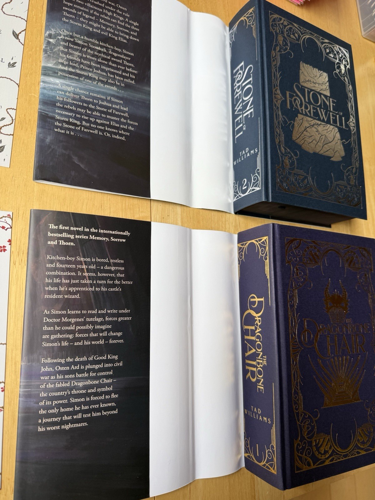 Memory, Sorrow and Thorn Series Hardbacks The Broken Binding Tier 2 Tad Williams