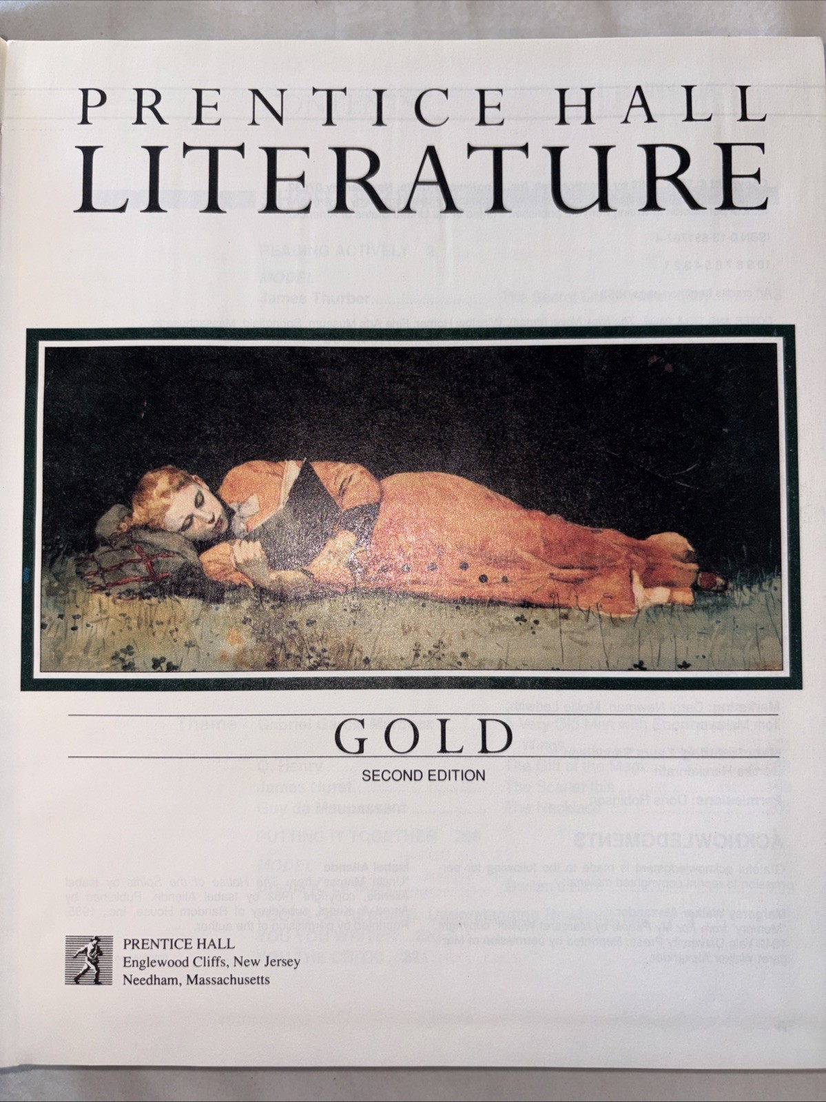 Prentice Hall Literature- Gold by Inc. Prentice-Hall 2nd Edition