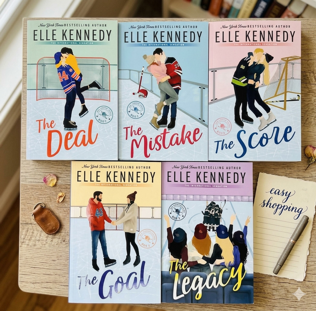 The off Campus 5 book set by Elle Kennedy English Paperback Free Shipping USA