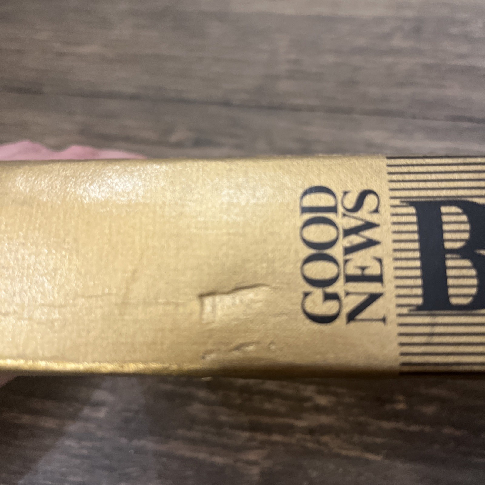 Vtg 1976 Good News Bible Today’s English Version Gold Hardcover 480 Pages