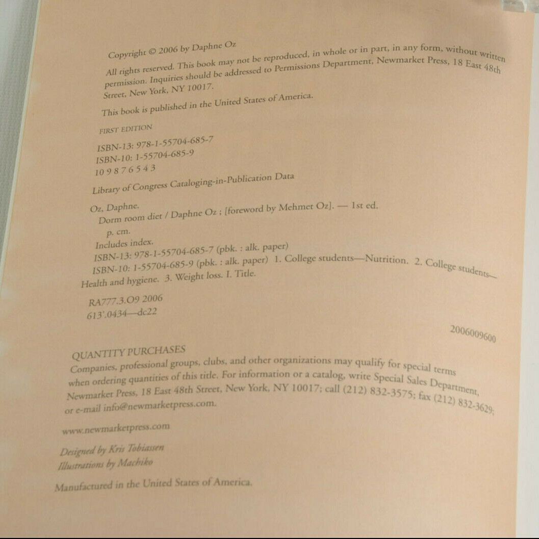 The Dorm Room Diet 8-Step Program DAPHNE OZ