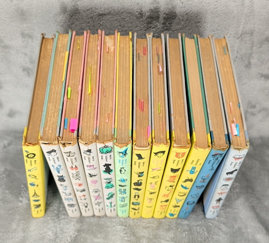 12 Best In Children’s Books hardcover Vintage 1950s, Multiple Stories GUC
