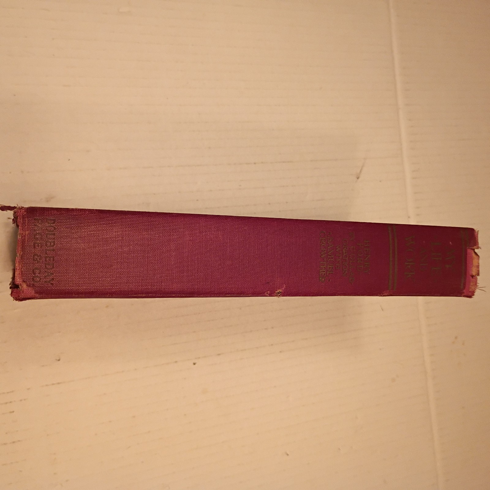 1922 My Life And Work By Henry Ford