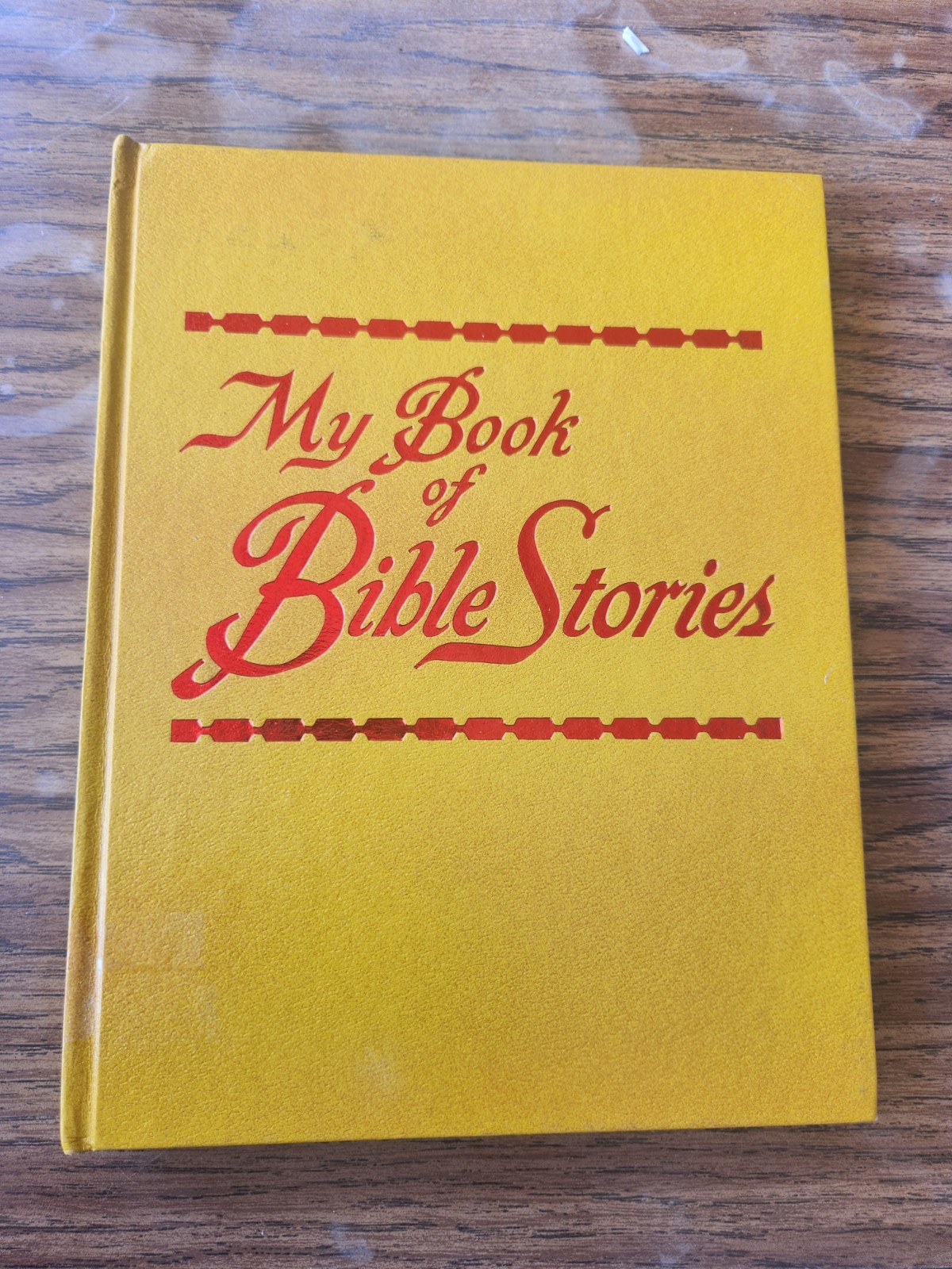 Vintage ‘My Book Of Bible Stories’ Copyright 1978 Yellow Hardcover