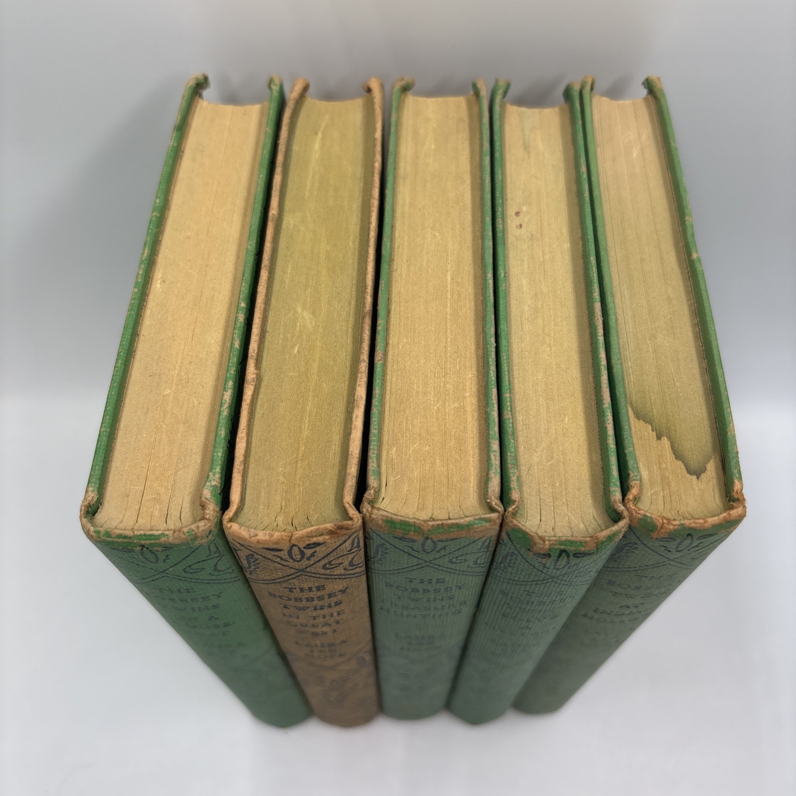 The Bobbsey Twins Vintage Hardcover Book Lot of 5 Laura Lee Hope Grosset Dunlap