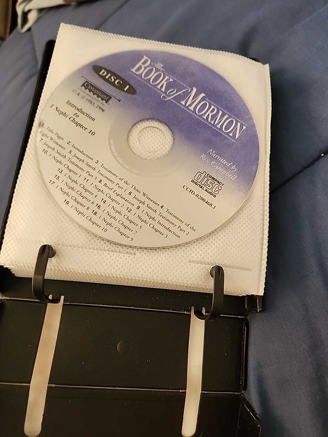 The Book of Mormon – Covenant Communications – audio cd – Like New