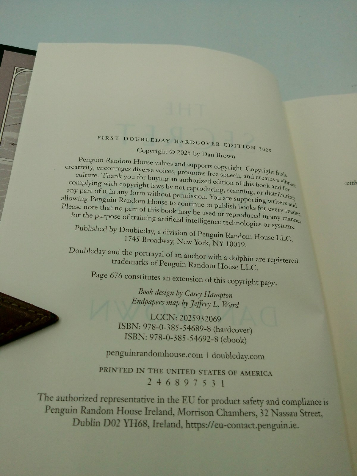 The Secret of Secrets | Dan Brown | Doubleday | 2025 | SIGNED First Edition