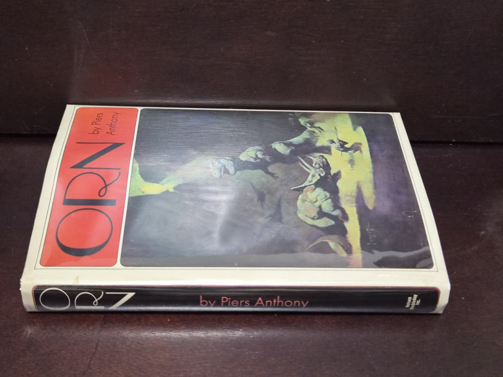 Piers Anthony ORN Of Man and Manta 1970 Doubleday BCE Frazetta HCDJ VG Mylar