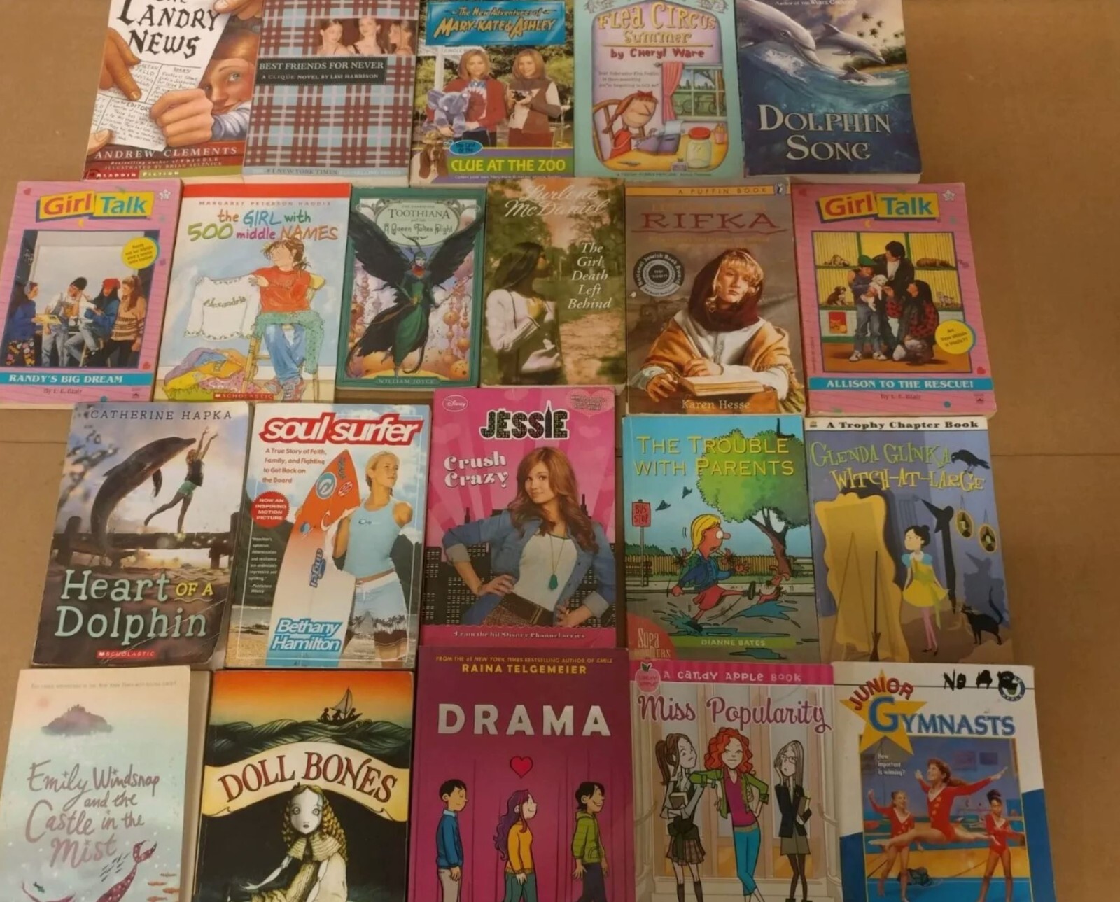Lot of 20 Chapter Books for GIRLS Youth Early Reader Young Adult Children RANDOM