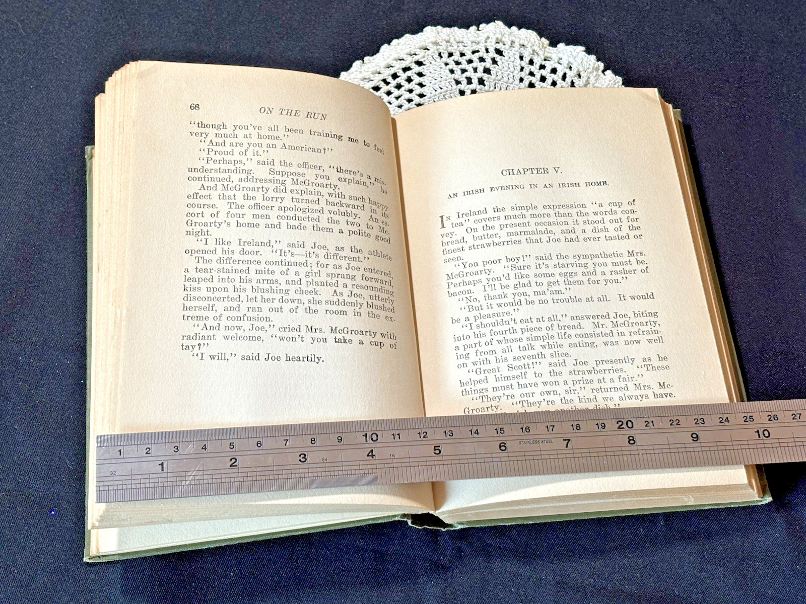 ON THE RUN by Francis J. Finn S.J. FIRST EDITION HC 1922 Benziger Brothers