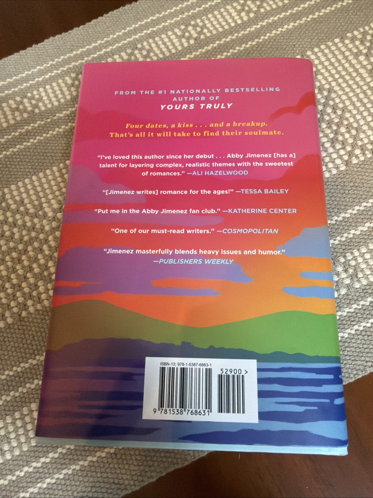 SIGNED 1st Edition 1st Print Abby Jimenez Just for the Summer