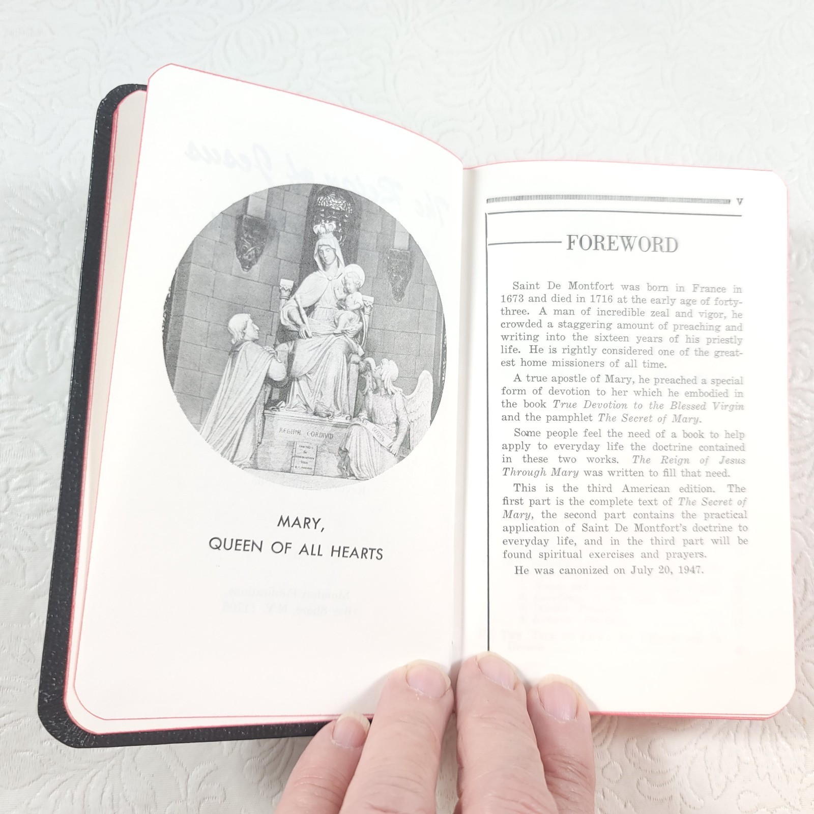 The Reign of Jesus Through Mary Prayer Book Revised Edition 1983 Gabriel Denis