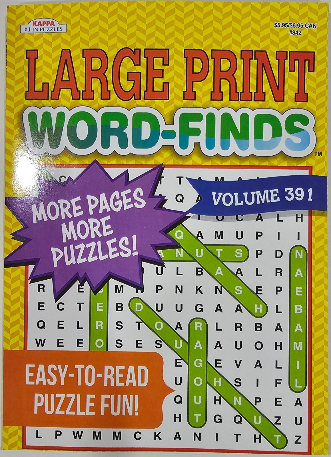 Large Print Word-Finds Puzzle Books Kappa Games,Search,Hunt~ Pick up to 30 Vols