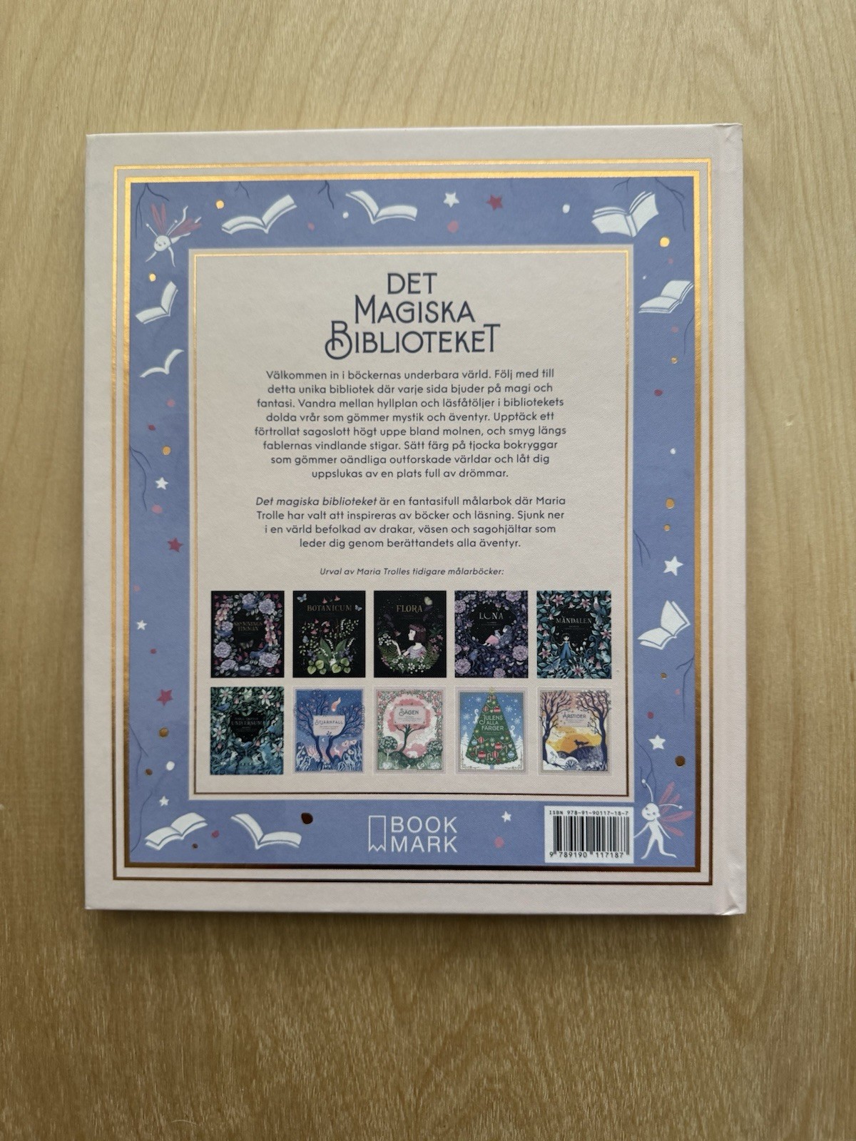 Det Magiska Biblioteket Coloring Book by Maria Trolle Swedish Edition Brand New