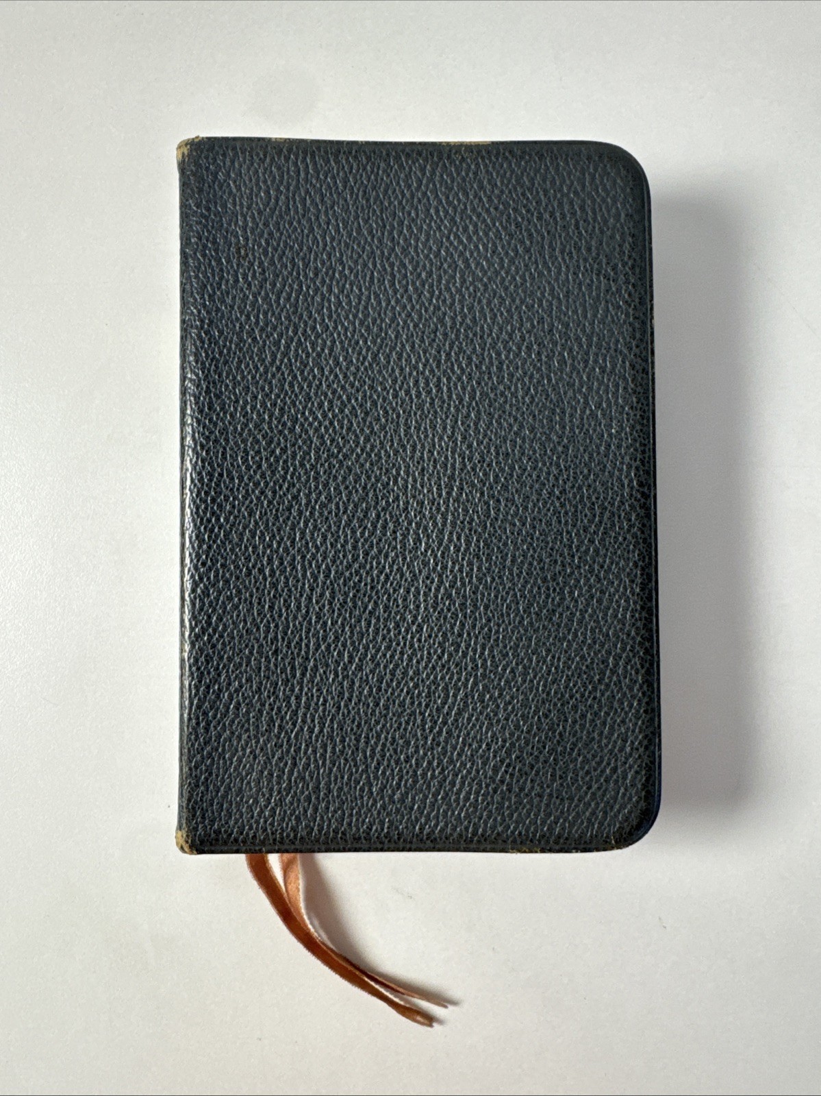Vintage Oxford University Press Blue Gray Leather KJV Bible