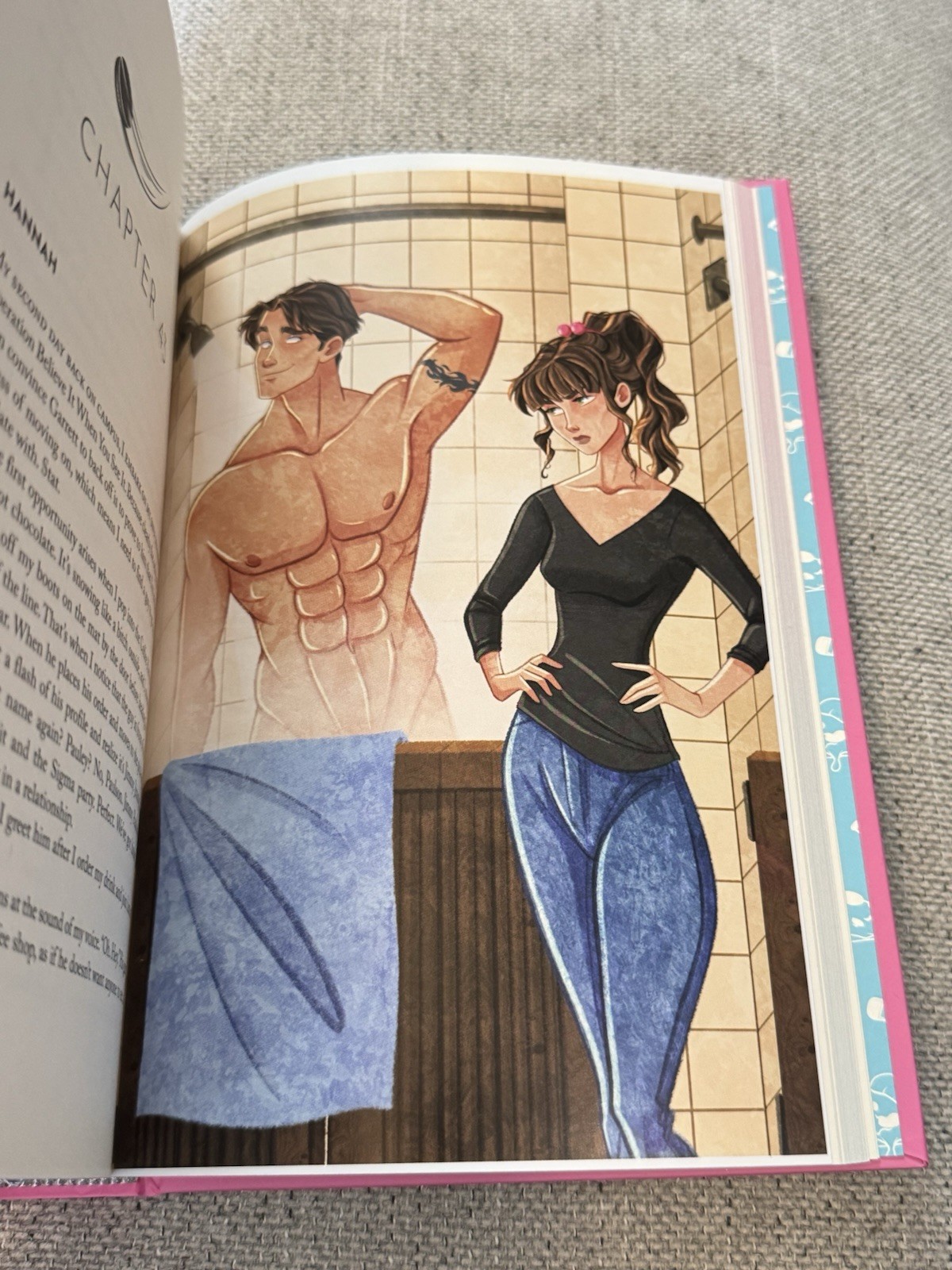 The Deal By Elle Kennedy Collector’s Edition Off Campus Hardcover Stenciled Edge