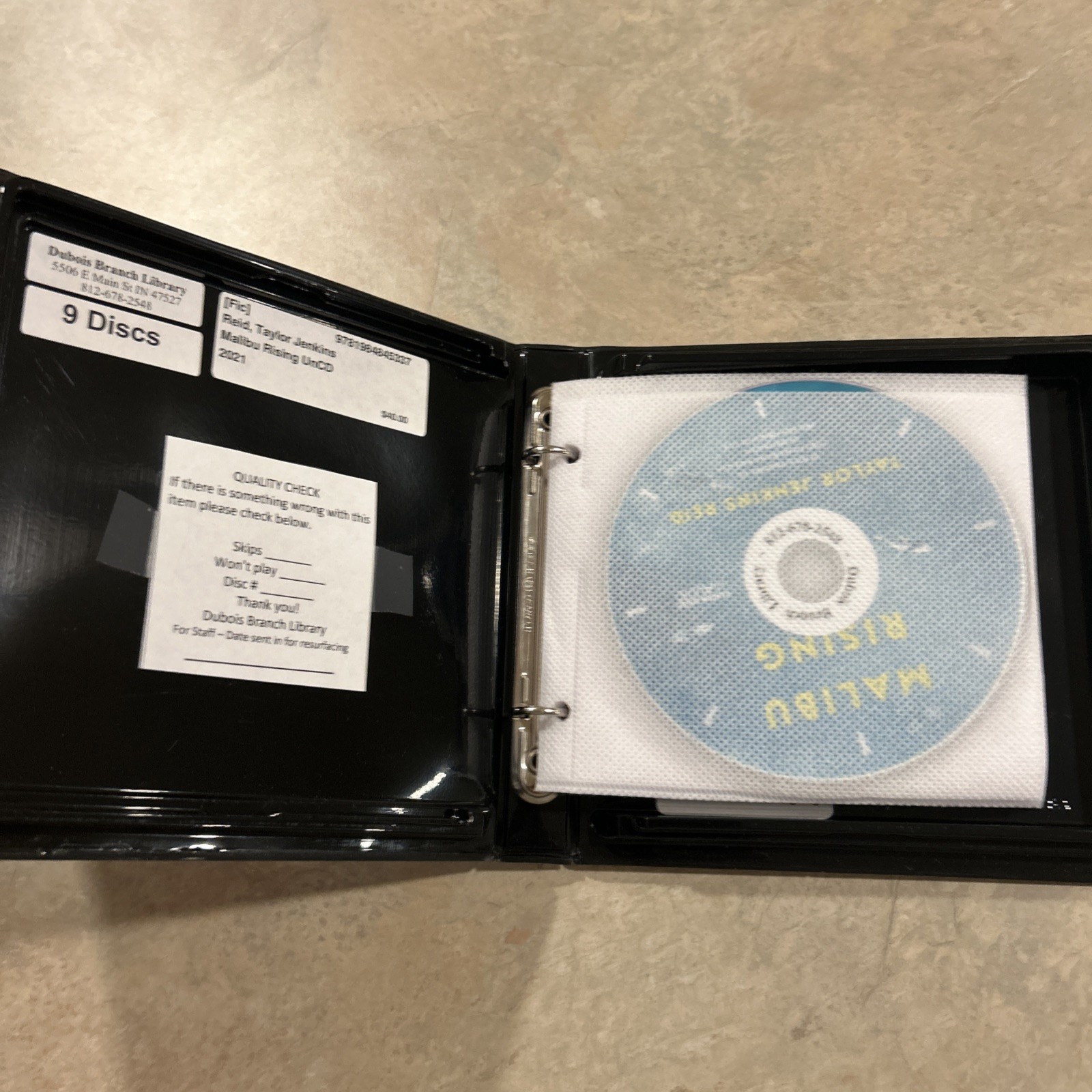 Malibu Rising: A Novel – Audio CD By Reid, Taylor Jenkins – Good