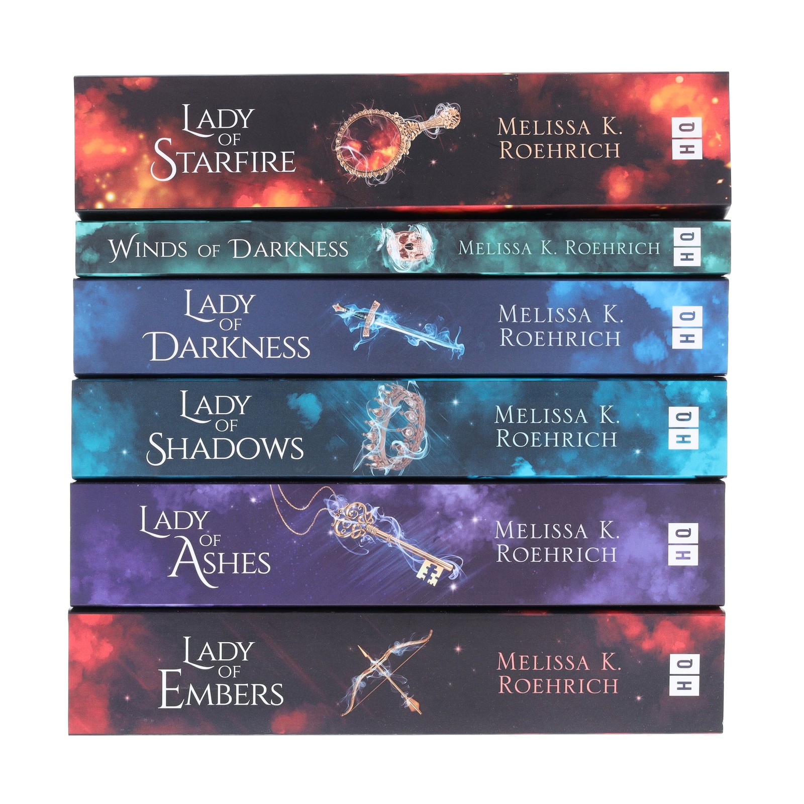 Lady of Darkness Series by Melissa K. Roehrich 6 Books Set – Fic – PB