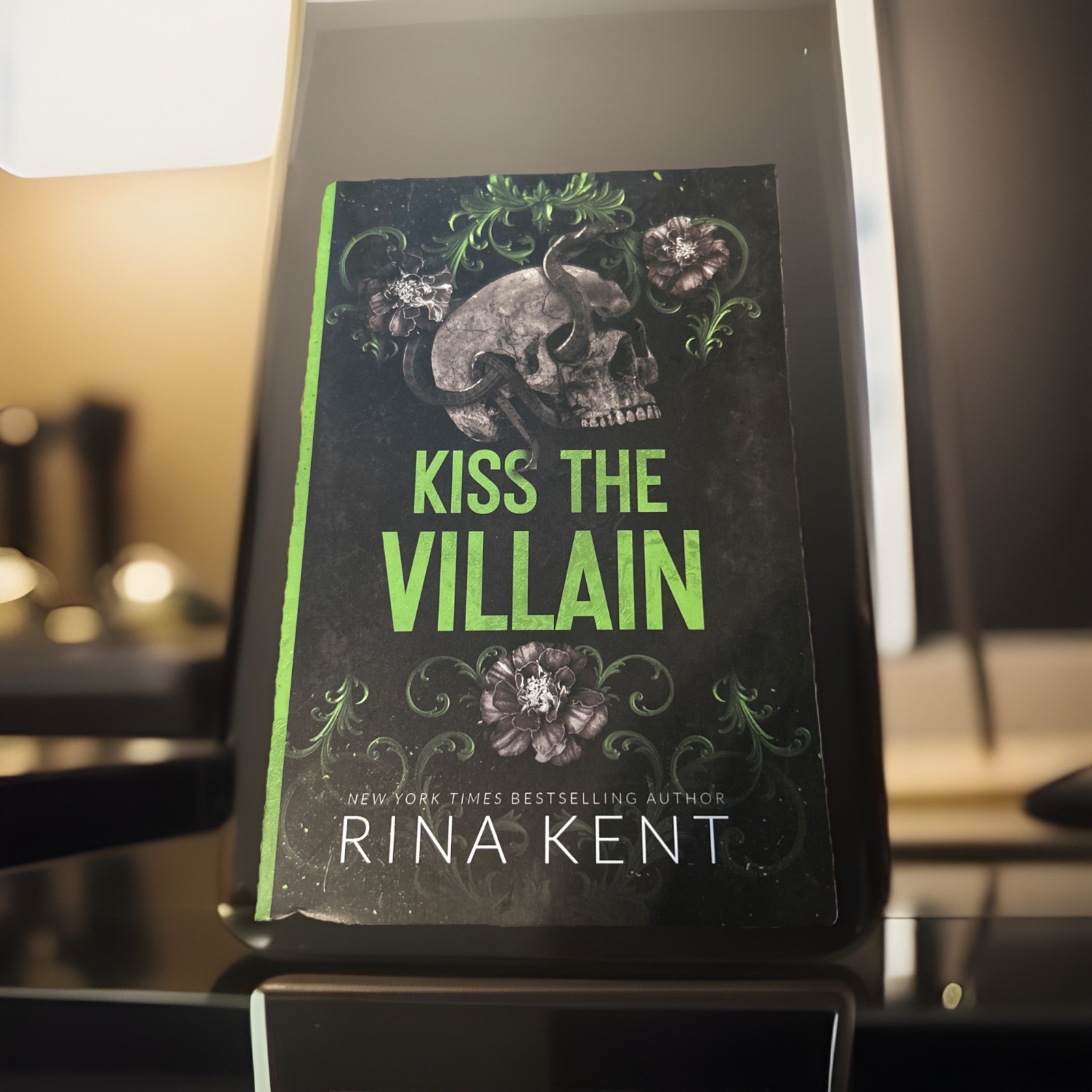 Kiss The Villain: A Dark College mm Romance (Legacy of Gods) by Rina Kent Paper