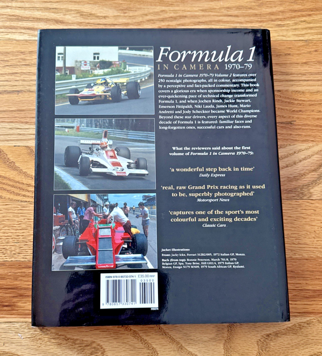 Formula 1 In Camera 1970-79 Vol 2 Paul Parker Hardcover F1 Racing Book