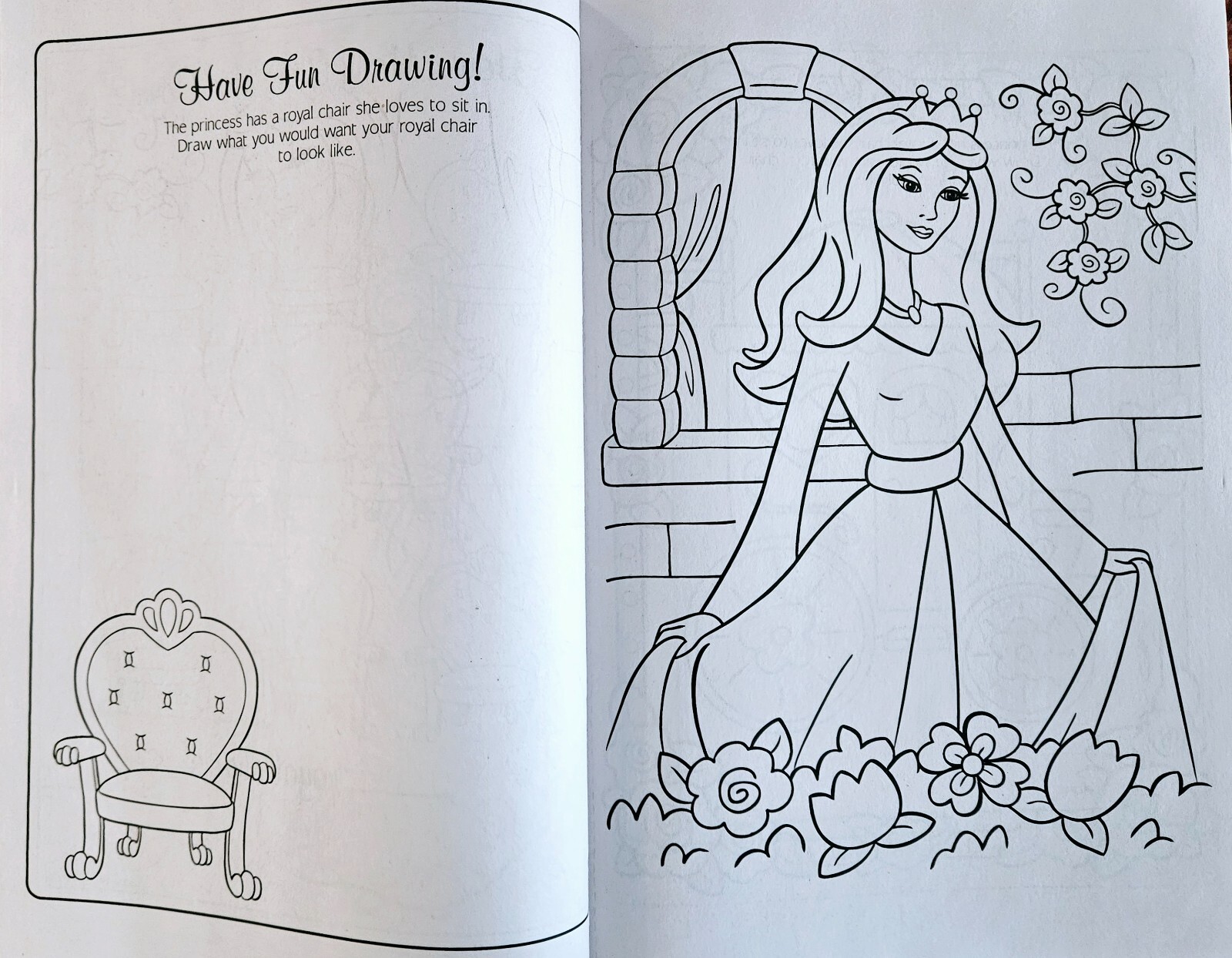 MERMAID & PRINCESS Giant Coloring & Activity Books 256 pages total BRAND NEW