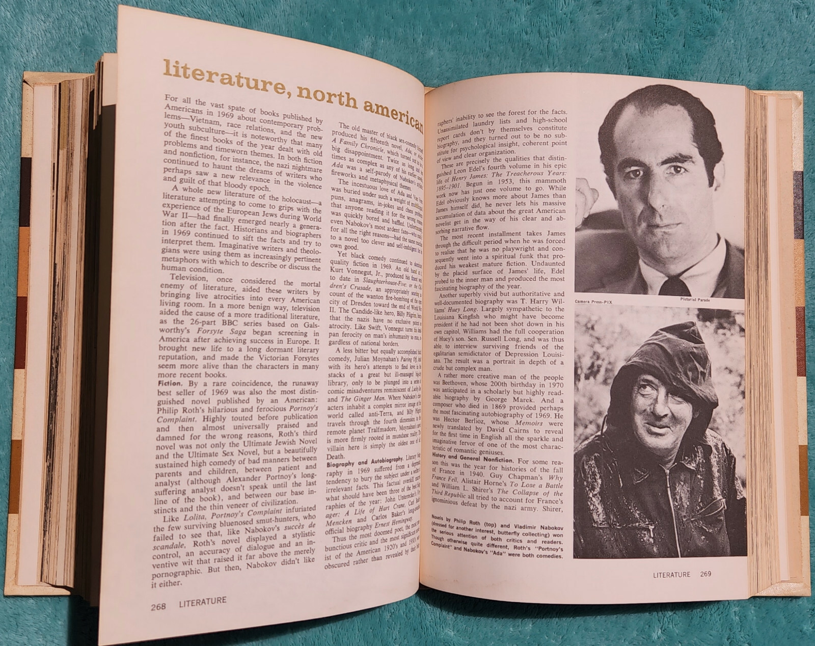 Grolier Encyclopedia Year Book 1970 Hardcover 512 Pages Of Highlights & History