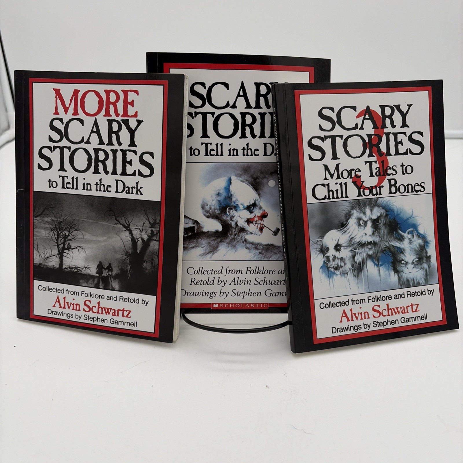 Scary Stories to Tell in the Dark Book Set 1 2 3 By Alvin Schwartz