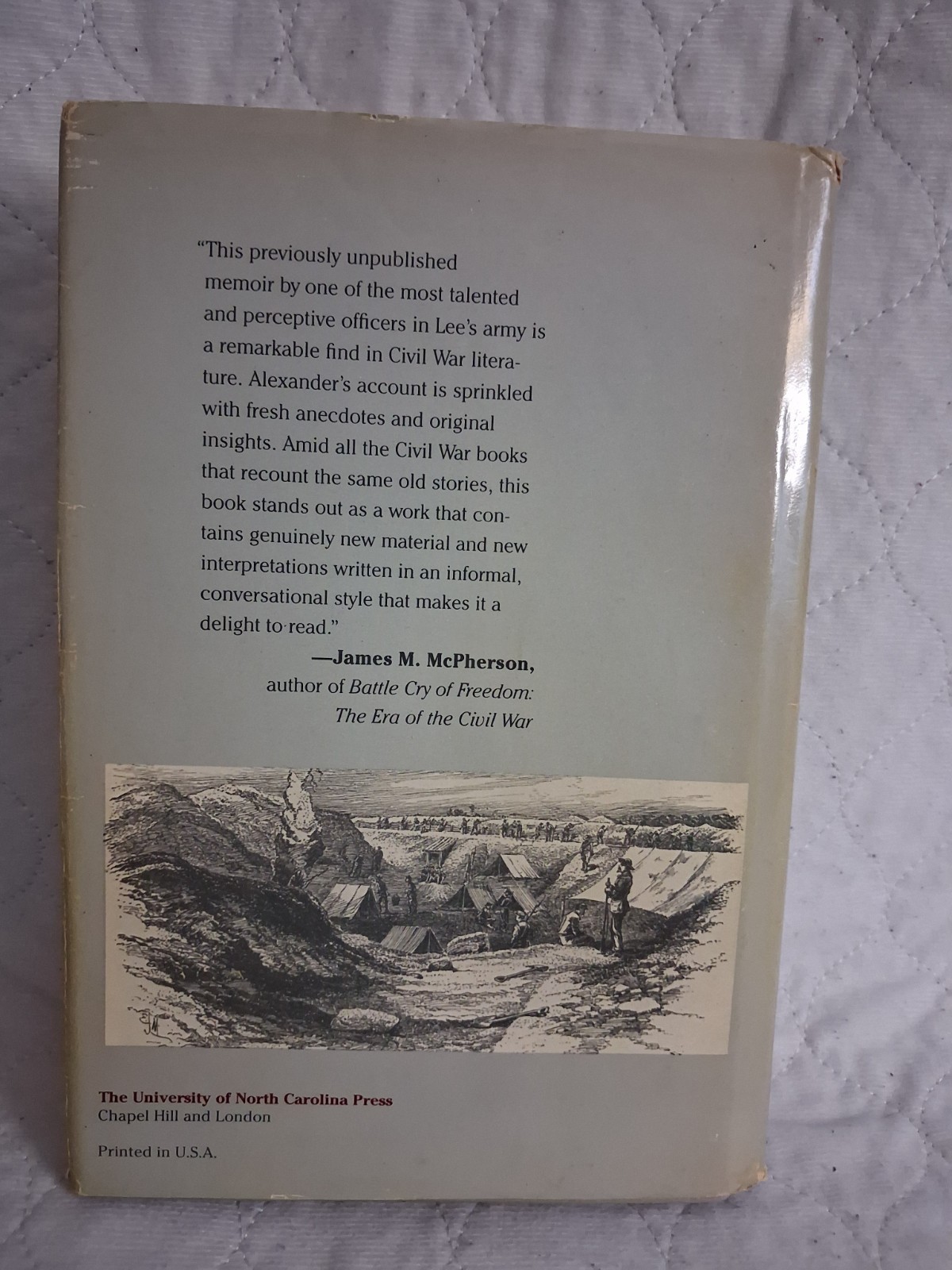 Fighting for the Confederacy Personal Recollections General Alexander HC/DJ 1989