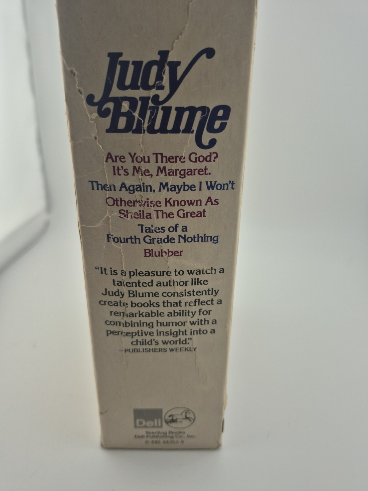 Judy Blume 5 Book Box Set 1970’s Paperback Various Titles
