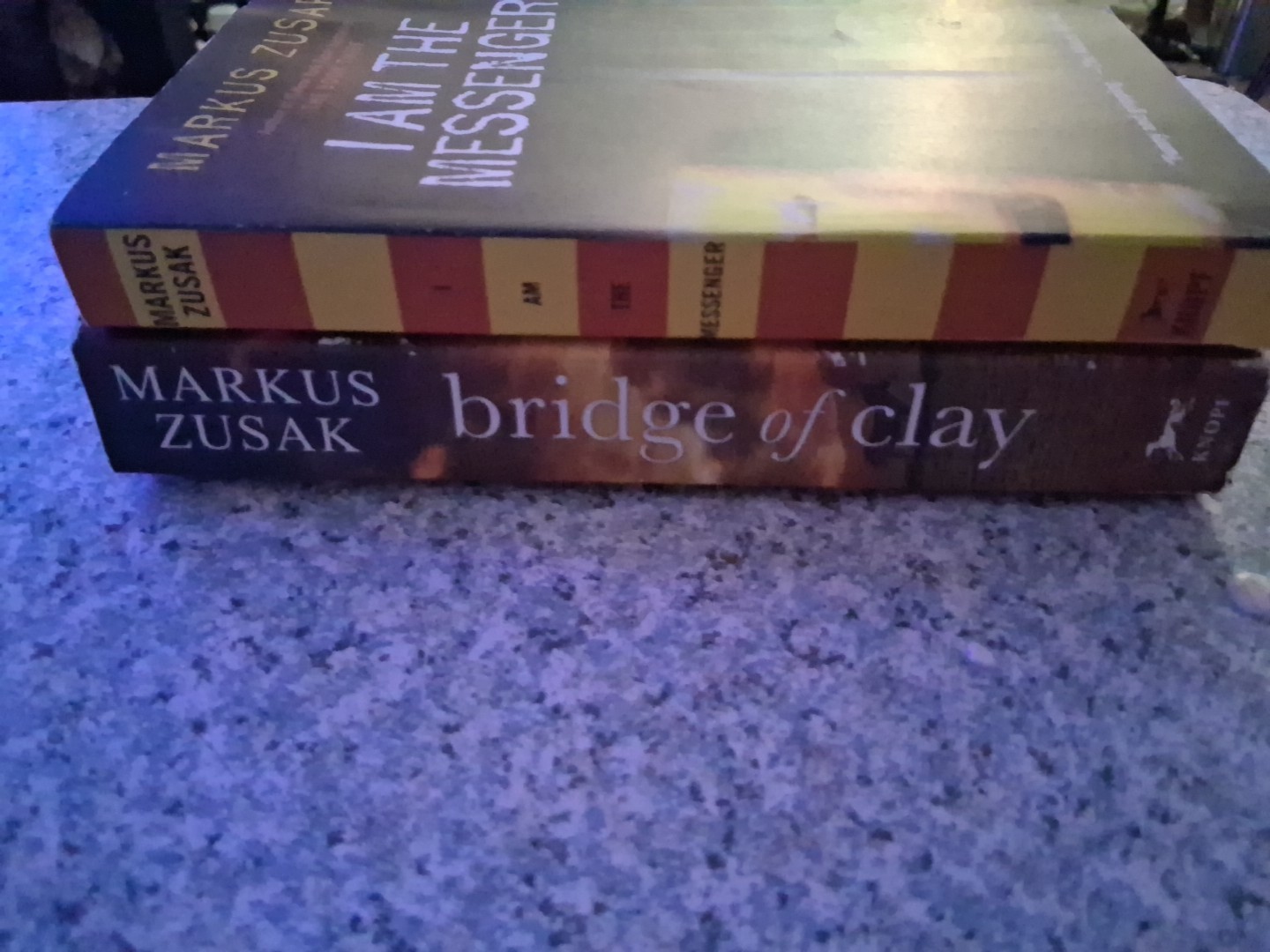 Books Markus Zusak (I Am The Messager ,and Bridge Clay) Acceptable Condition