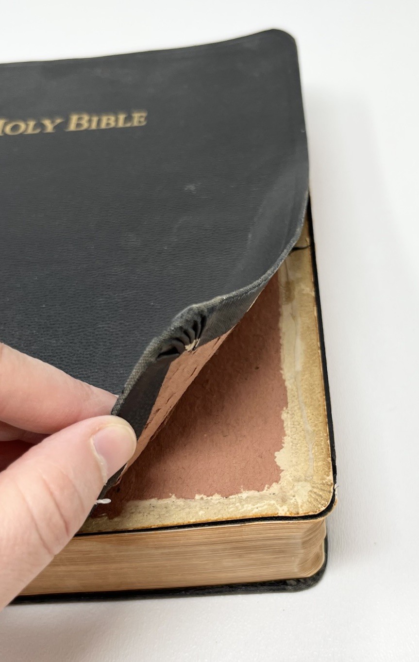 Holy Bible 1944 WW2 Era Concordance National Bible Press Large Print W/ Inserts