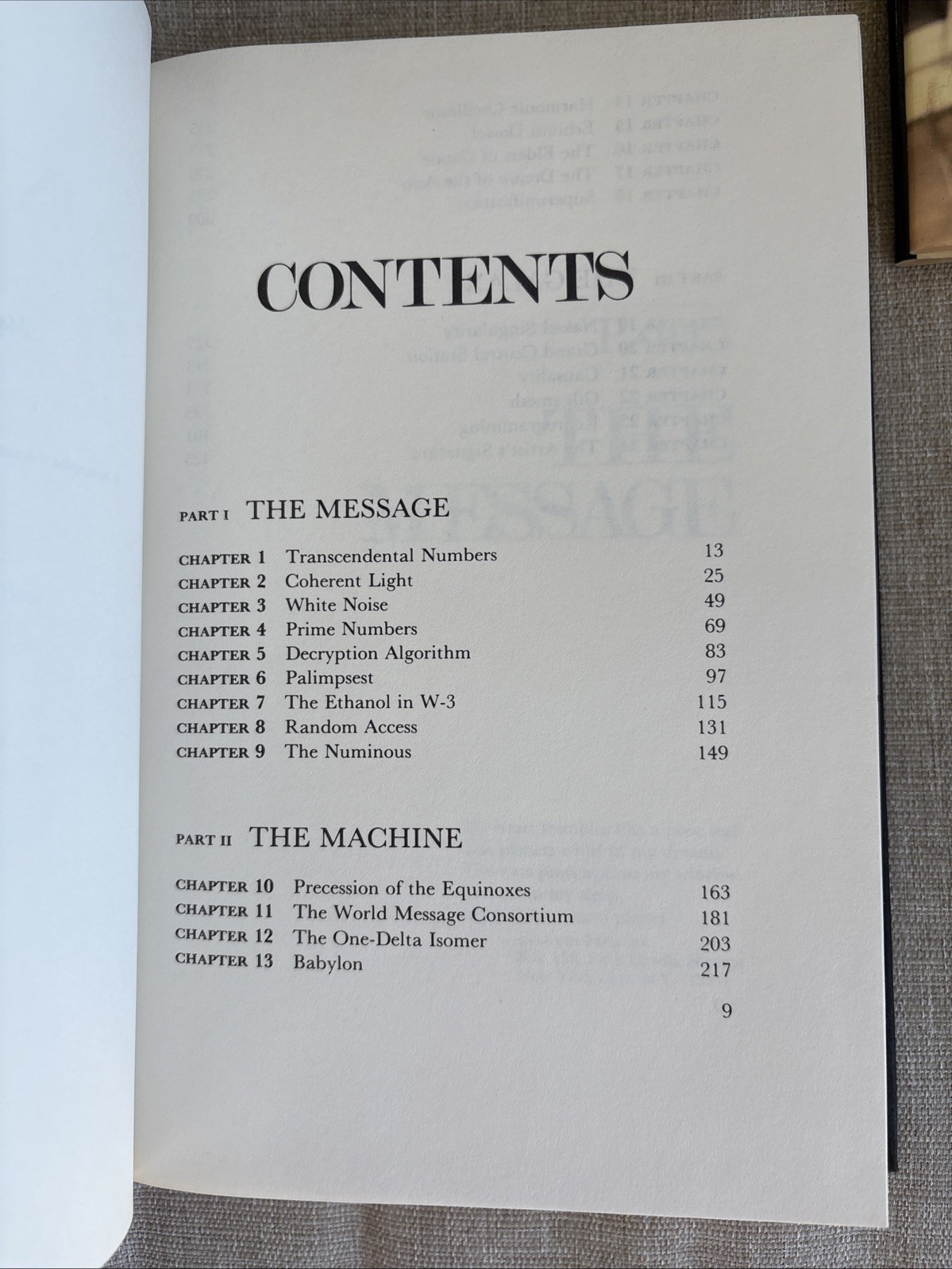Contact by Carl Sagan 1985 Hardcover First Edition First Printing Novel Book HC