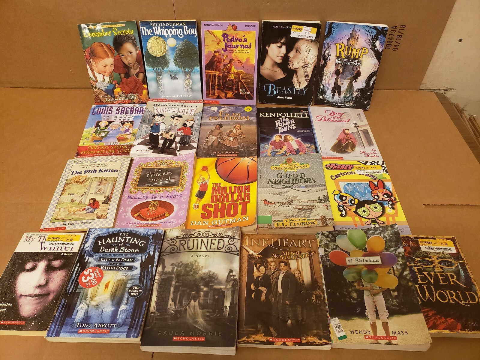 Lot of 50 Chapter INSTANT LIBRARY Children Young Adult RANDOM UNSORTED BOOKS MIX