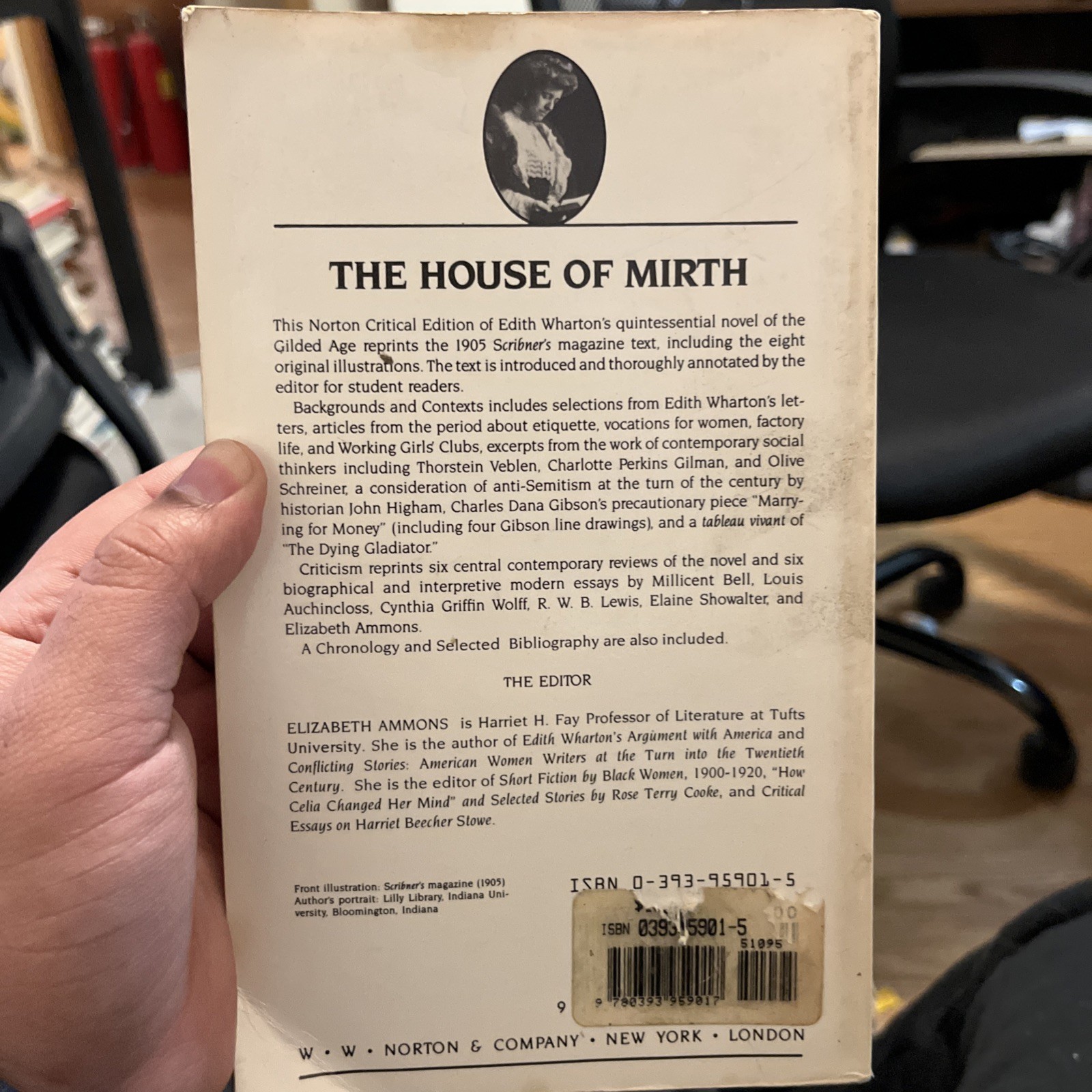 House of Mirth by Edith Wharton 1990 Trade Paperback Fiction Book 352 Pages