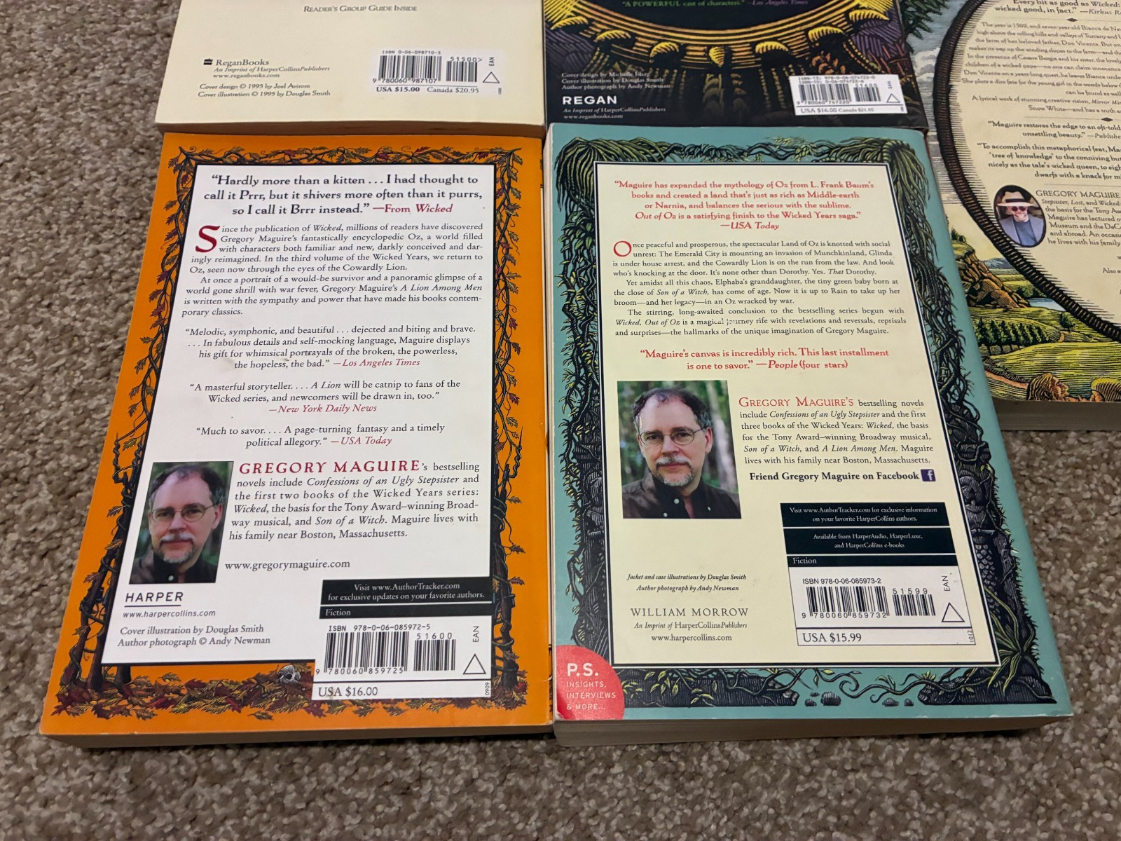 Wicked – Complete 4-Book Series Set & Bonus – RARE! – Maguire – Wizard of Oz!