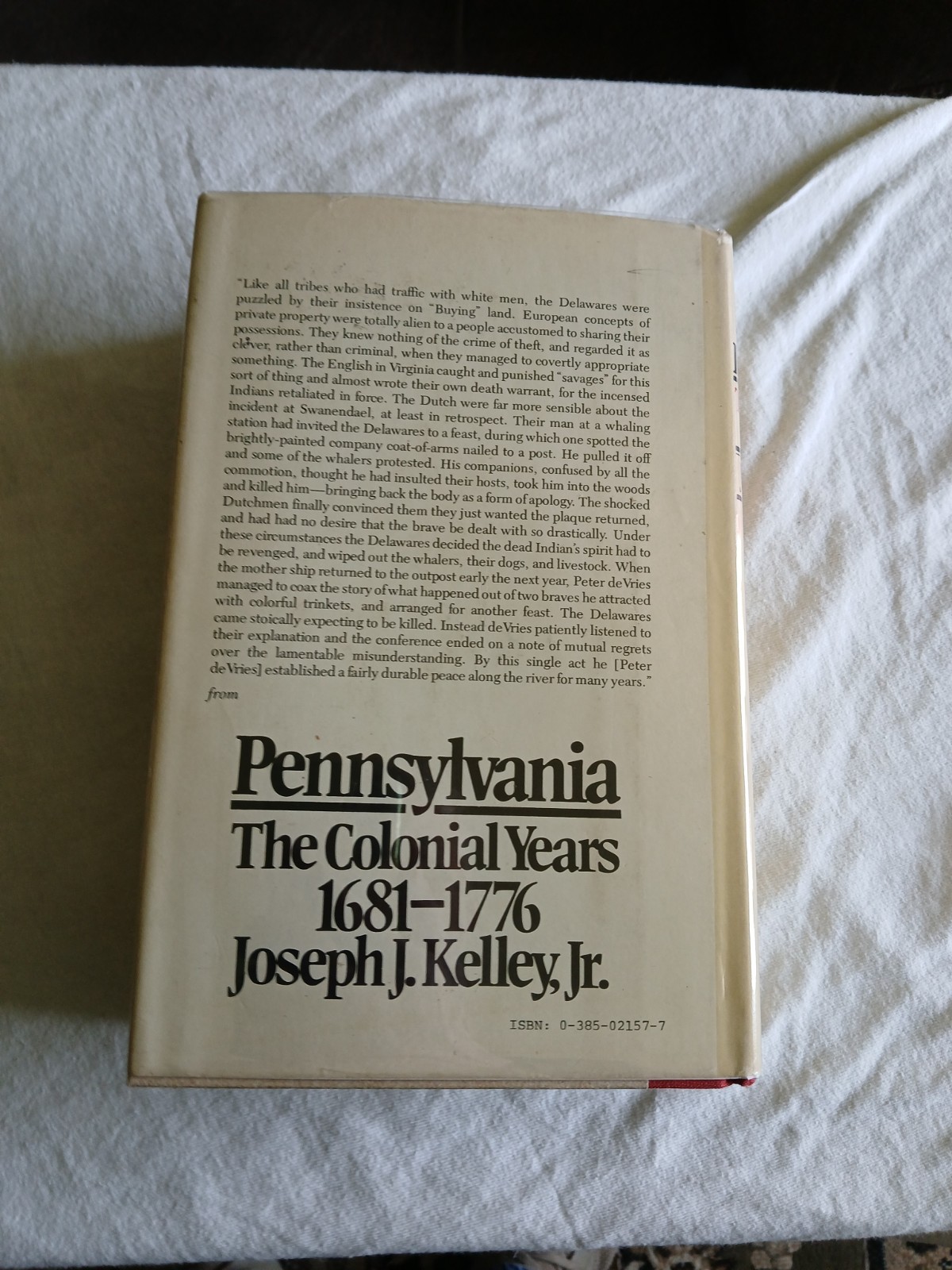 Pennsylvania, the colonial years, 1681-1776 by Joseph J. Kelly, Jr.
