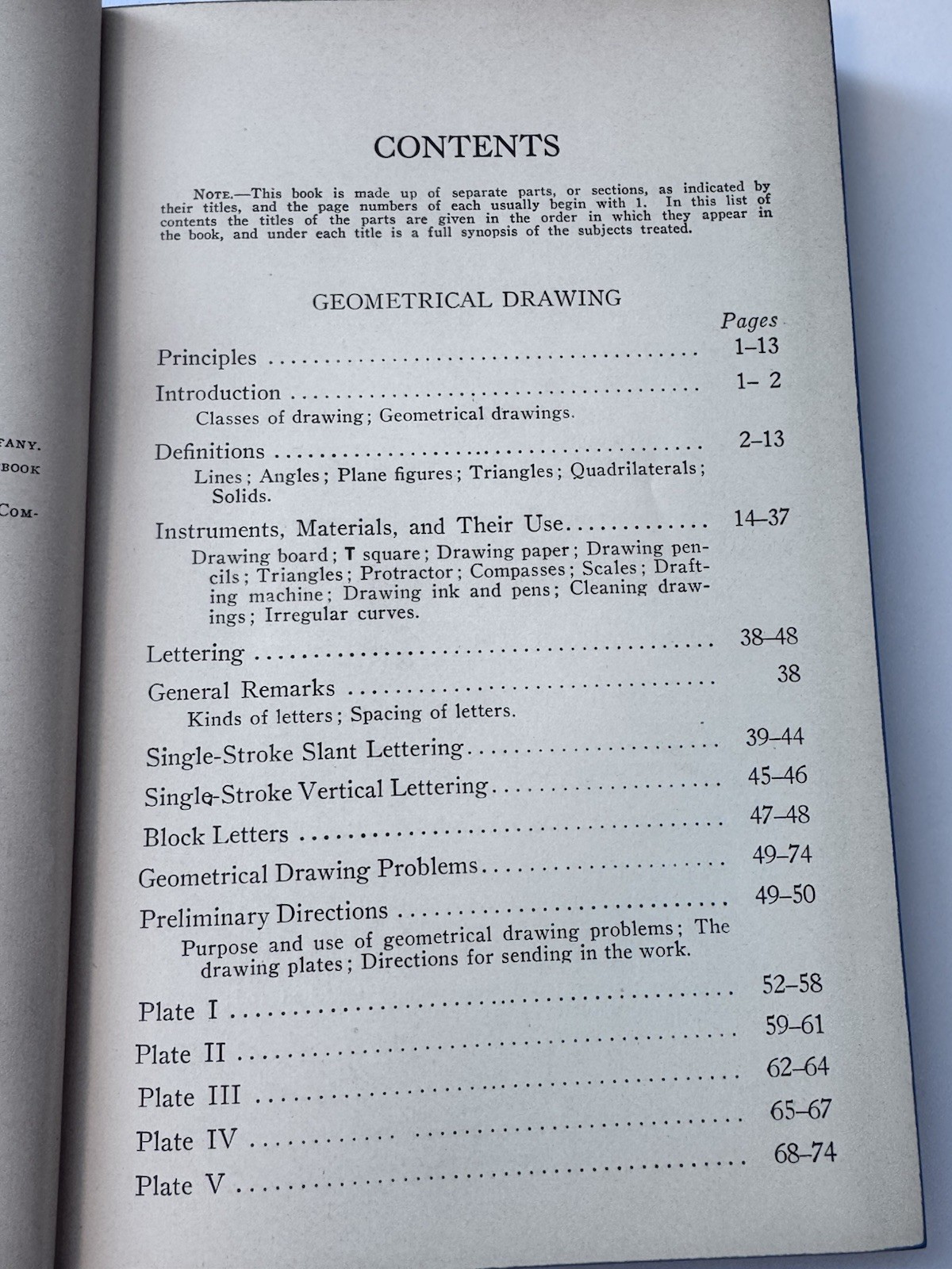 Geometrical Drawing Projection 163 C International Textbook Co. ICS Staff 1935