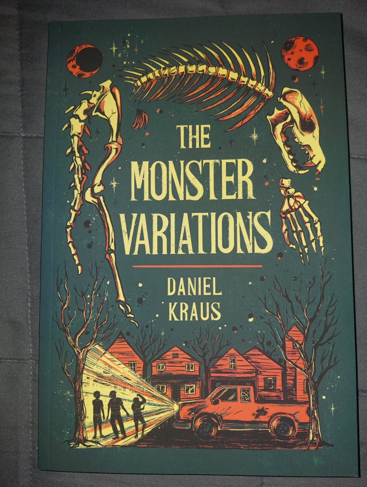 SIGNED BOOKPLATE Daniel Kraus Monster Variations PB Cemetery Dance New