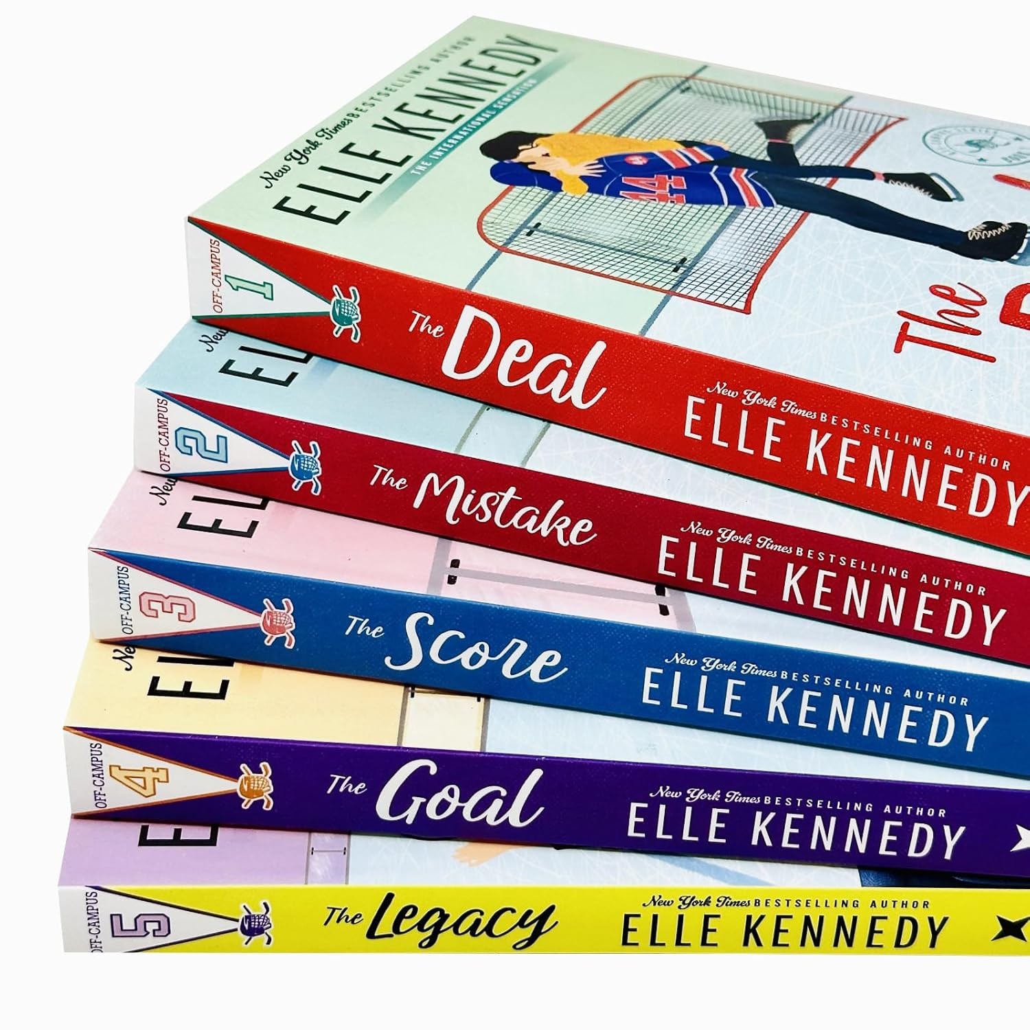 Off-Campus Series 5 Books Collection Set By Elle Kennedy The Deal, Mistake