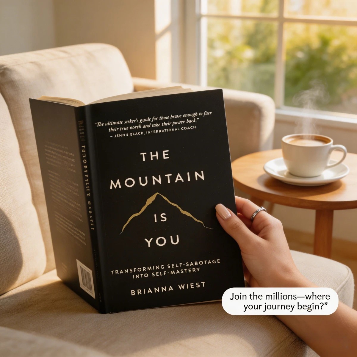The Mountain Is You by Brianna Wiest Paperback Book | Self-Help Personal Growth